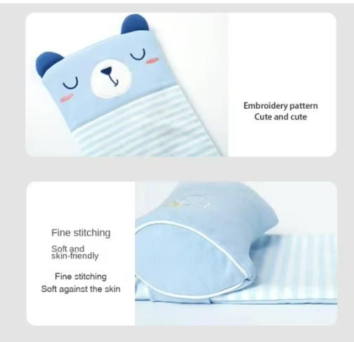Baby Head Shaping Pillow – Soft Support Cushion (Assorted Colors) - Trivora